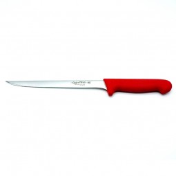 Boning Knife Straight & Narrow Blade Red Handle 203Mm