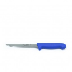 Boning Knife Straight & Narrow Blue Handle 152Mm