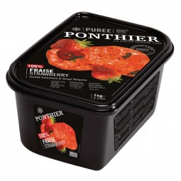 Ponthier - Quả dâu nghiền đông lạnh (1kg)