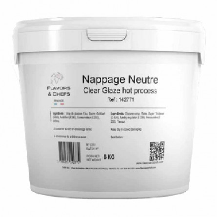 Nappage Neutre Clear Glaze Hot Process 6kg Flavors And Chefs