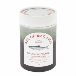 Sea Salt Flakes In Tube (1kg) - Bac Lieu