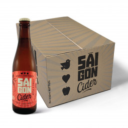 Saigon Cider - Organic Cider Apple & Chili 4.8% 330ml (Pack of 24 bottles)