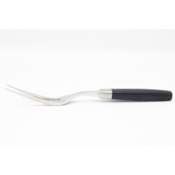 Forged Carving Fork, Curved Black Handle 150Mm