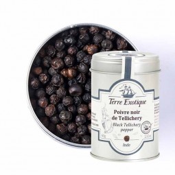 Tiêu Đen - Black Tellichery Pepper 60G - Terre Exotique