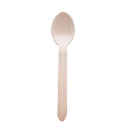 Natural Wood Spoon (165Mm)*100 - HRK (100 pc/bag)
