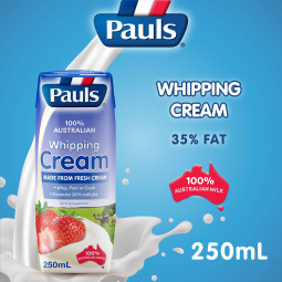 Kem sữa béo Whipping Cream 250ml - Pauls HSD 12/12/22