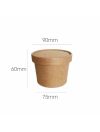 Paper Soup Tubs with Lid (240ml)500 - HRK