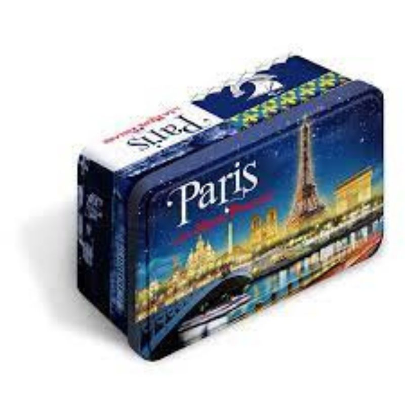 Paris By Night (300g) Biscuits in Iron Box - La Mère Poulard