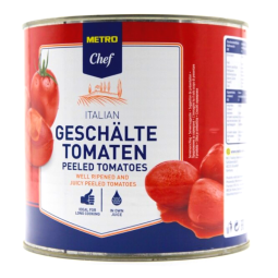 Metro Chef - Cà chua nguyên trái bóc vỏ (2500g)