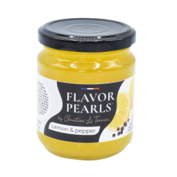 Hạt trân châu vị chanh và tiêu - Lemon Pepper Flavor Pearls (200g) - Le Tennier | EXP 8/12/2023
