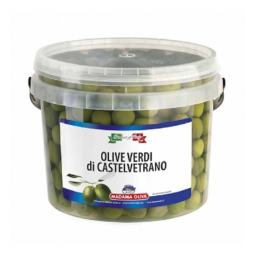 Ded18Svn - Green Pitted Castelvetrano Olives (1.8Kg-3.1Kg) - Madama Oliva