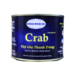 Canned Pasteurized Blue Crab Claw Meat (454g) - Monde