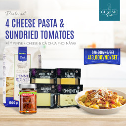 PASTA SET: 4 Cheese Pasta & Sundried Tomatoes - Get 1 Free Gruyer Cheese