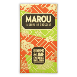 Thanh Sô Cô La - Chocolate Ba Ria 69% Ginger Lime (80G) - Marou