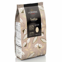 Ivoire 35% White Couverture (3Kg) - Valrhona