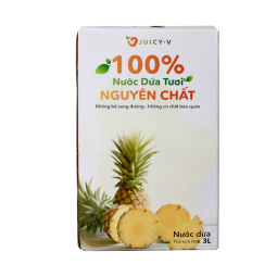 Nước Ép Thơm - Natural Pineapple Juice (3L) - Juicy V