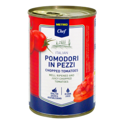 Cà Chua Xắt Hạt Lựu - Chopped Tomatoes (400G) - Metro Chef