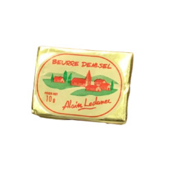 Salted Butter Portion No Plastic Frz (10g)*100- Briois
