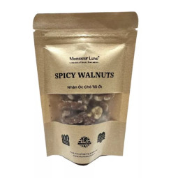 Walnut With Chili & Garlic In Bag (40g) - Monsieur Luxe