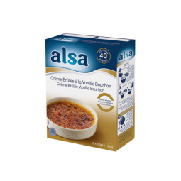 Chế phẩm làm Vanilla Creme Brulee - Alsa - Préparation pour Crème Brulée à la Vanille Bourbon 540g