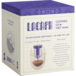 FILTER BLEND 100% ARABICA COFFEE DRIP BAGS (15G*10) - LACAPH