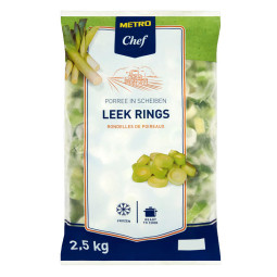 LEEK RINGS FRZ (2.5KG) - METRO CHEF