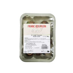 Ốc sên lột vỏ (đã chế biến) đông lạnh  - Prepared Snail Large Size Lucorum Frz (89G) - Franc-Bourgon