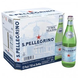 Nước Khoáng có ga San Pellegrino 750ml (Hộp 12 chai)