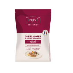Duck Foie Gras Sliced 40/60 Frz (~1kg) - Rougie