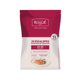 Duck Foie Gras Sliced 60/80 Prestige Frz (~1kg) - Rougie