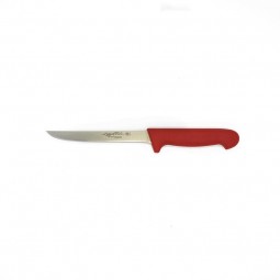 Boning Knife Straight & Narrow Red Handle 152Mm