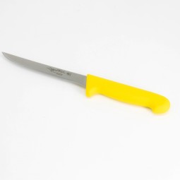 Boning Knife Straight & Narrow Yellow Handle 152Mm