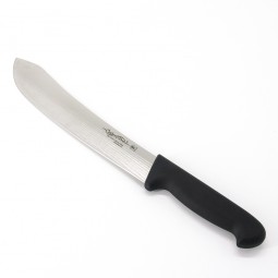 Butcher Knife Black Handle 250Mm