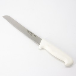Bread Knife White Handle 20Cm Cutlery Pro