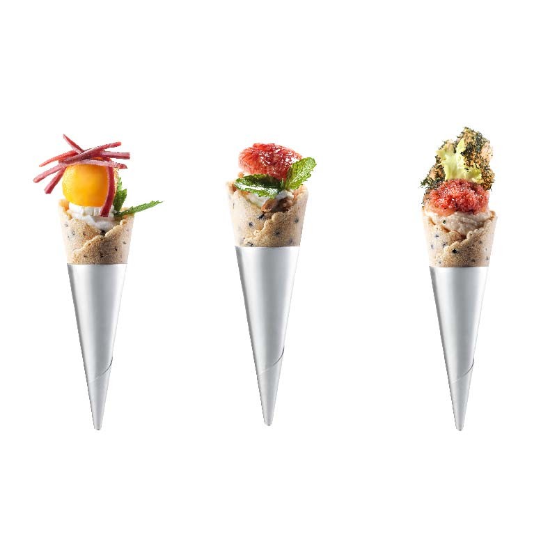 Mini Cone Black Sesame Coating NonMoisture 75*25mm (180Pc) Masdeu