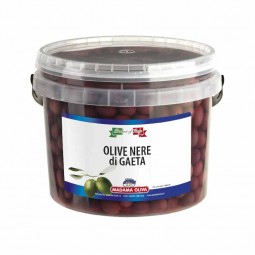 Madama Oliva - Olives Black Gaeta (có hạt) (2kg) - EXP 15/03/2022