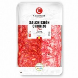 3060 - SALCHICHON + CHORIZO EXTRA SLICED (100G) - CASADEMONT