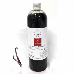 Vanilla Extract With Seeds (500ml) - Flavors & Chef