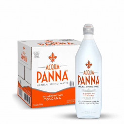 Natural Mineral Water PET Sport Cap C12 (750ml) – Acqua Panna (Pack of 12 bottles)