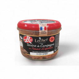 COUNTRY TERRINE WITH ESPELETTE PIMENT (180G) - LE CHEF