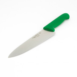 Cooks Knife Green Handle 200Mm