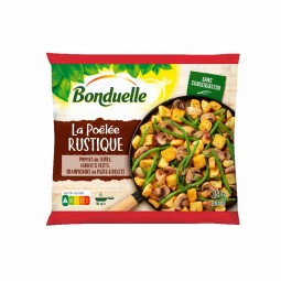 La Rustique Frozen Precook Vegetable (Potatoes/Mushrooms/Boletes/Beans/Shallots) (700g) - Bonduelle