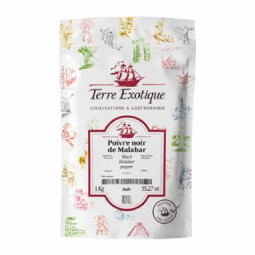 Black Malabar Pepper (1kg) - Terre Exotique