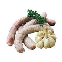 Xúc Xích Heo Xông Khói Rau Củ - Pork Sausage With Herbs For Grill 80G-100G (~1Kg) - Dalat Deli