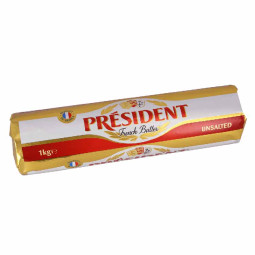 Bơ lạt - French Butter Unsalted 1kg - President