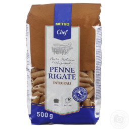 BUY 1 GET 1 FREE - Penne Rigate Whole Wheat (500G) - Metro Chef