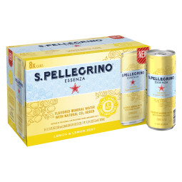 Lemon & Lemon Zest Sparkling Fruit Drink (330ml) - C24 - San Pellegrino