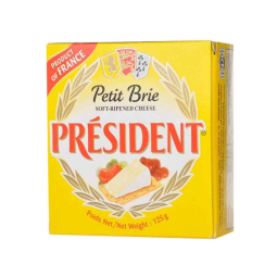 Phô Mai -Petit Brie In Tin (125G) - Président