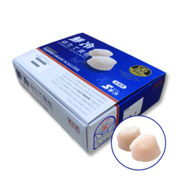Hokkaido Japan Frozen Scallop Meat Size M (26-30 Pc/Bag) (1Kg) - Senrei