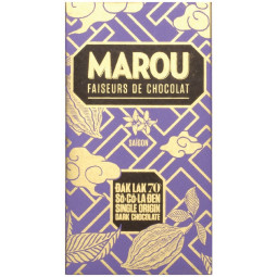 Thanh Sô Cô La - Chocolate Daklak 70% (80G) - Marou